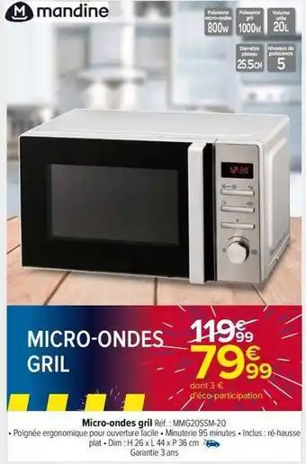 MAC Cosmetics Mandine micro-ondes gril offre