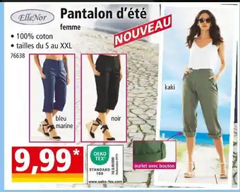 Norma ElleNor Pantalon d’été femme offre