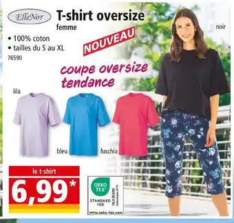 Norma ElleNor T-shirt oversize femme offre