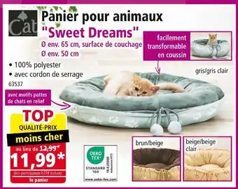 Norma Cat Panier pour animaux Sweet Dreams offre
