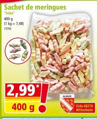 Norma Sachet de meringues ”bébé” offre