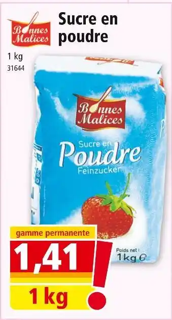 Norma Bonnes Malices Sucre en poudre offre