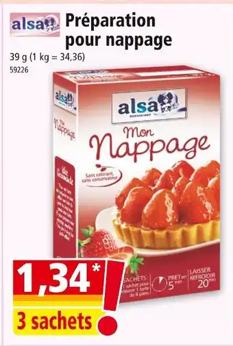 Norma Alsa Préparation pour nappage offre