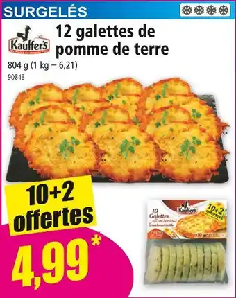 Norma Kauffer's 12 galettes de pomme de terre offre