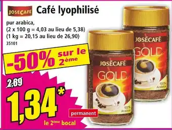 Norma JOSECAFE Café lyophilisé offre