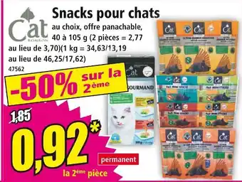 Norma Cat Snacks pour chats offre