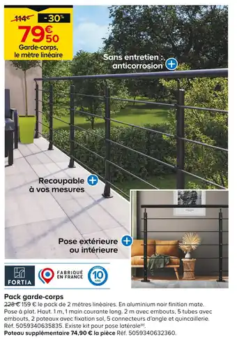 FORTIA Pack garde-corps