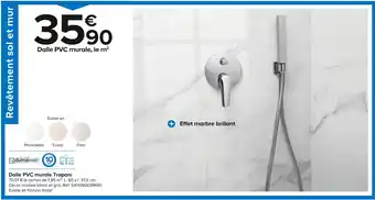 Castorama Dumawall Dalle PVC murale Trapani offre