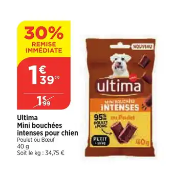 Bi1 Ultima Mini bouchées intenses pour chien offre