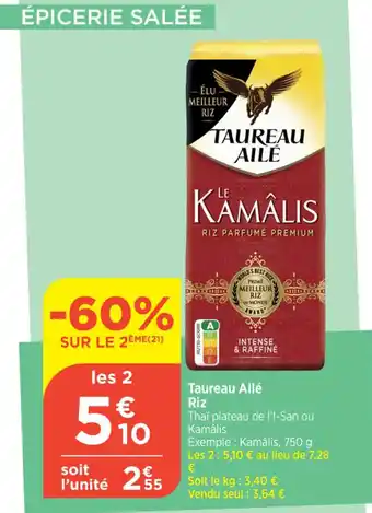 Bi1 Taureau Ailé Riz offre