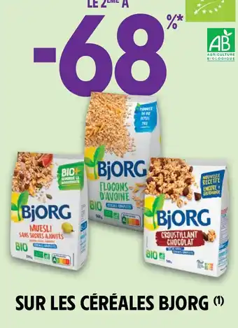Intermarché Hyper SUR LES CÉRÉALES BJORG (1) offre