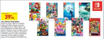 Intermarché Hyper JEU SWITCH NINTENDO offre