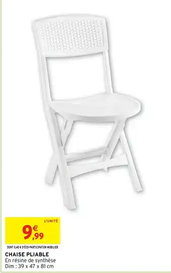 CHAISE PLIABLE