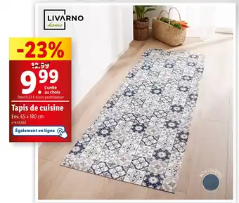 Lidl Tapis de cuisine offre