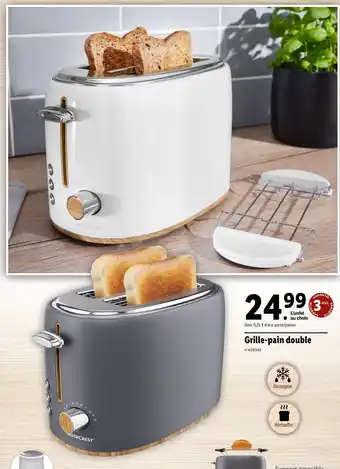 Lidl Grille-pain double offre