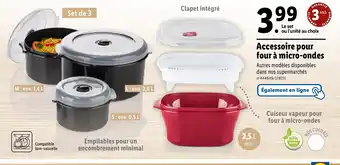 Lidl Accessoire pour four à micro-ondes offre