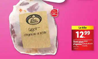 Lidl Demi gigot d'agneau (3), (4), (5), (6) ou (7) offre