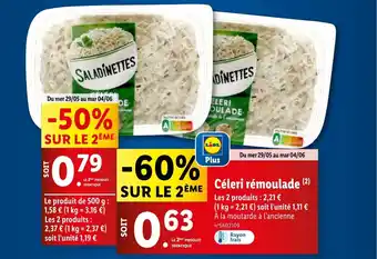 Lidl Céleri rémoulade (2) offre