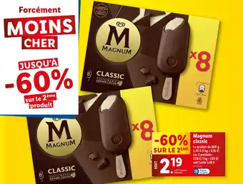 Lidl Magnum classic offre