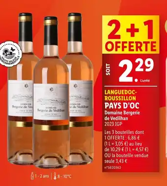 Lidl PAYS D'OC offre