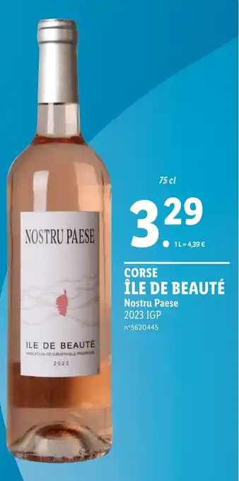 Lidl ÎLE DE BEAUTÉ Nostru Paese offre