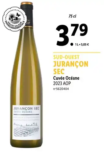 Lidl JURANÇON SEC Cuvée Océane offre