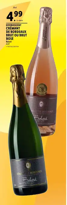 Lidl CREMANT DE BORDEAUX BRUT OU BRUT ROSÉ offre