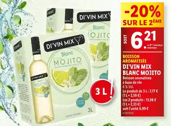 Lidl DI'VIN MIX BLANC MOJITO offre
