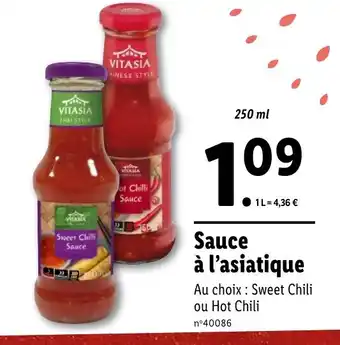 Lidl Sauce à l'asiatique offre