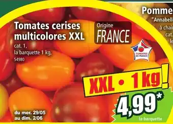 Norma Tomates cerises multicolores XXL offre