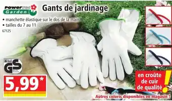 Norma Gants de jardinage offre