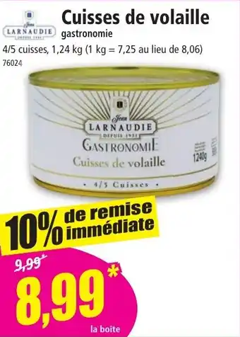Norma Cuisses de volaille offre