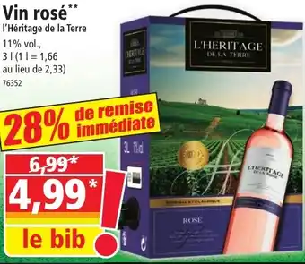 Norma Vin rosé offre