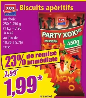 Norma Biscuits apéritifs offre