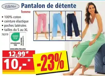 Norma Pantalon de détente offre