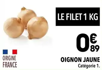 Supeco OIGNON JAUNE offre