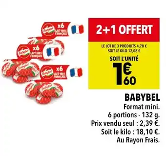Supeco BABYBEL offre