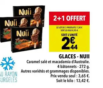 Supeco GLACES - NUII offre