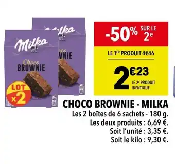 Supeco CHOCO BROWNIE - MILKA offre
