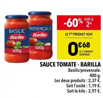Supeco SAUCE TOMATE - BARILLA offre
