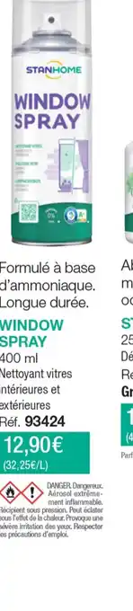 Stanhome WINDOW SPRAY offre