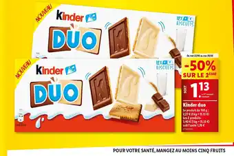 Lidl Kinder duo offre
