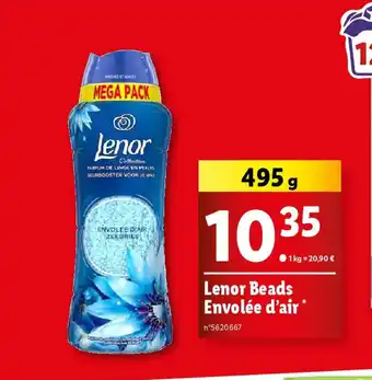 Lidl Lenor Beads Envolée d'air * offre