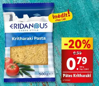 Lidl Pâtes Kritharaki offre