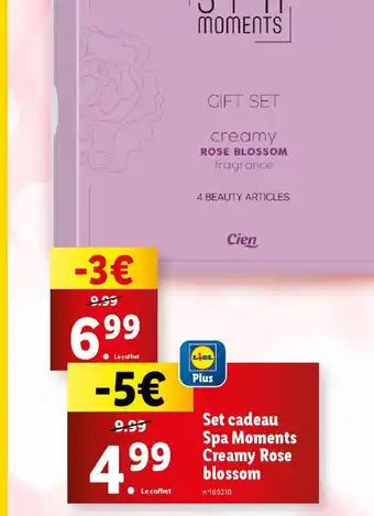 Lidl Set cadeau Spa Moments Creamy Rose blossom offre