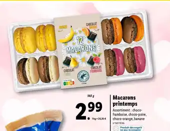 Lidl Macarons printemps offre
