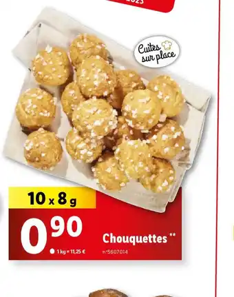 Lidl Chouquettes offre