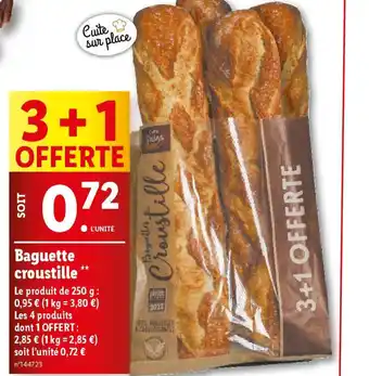 Lidl Baguette croustille offre