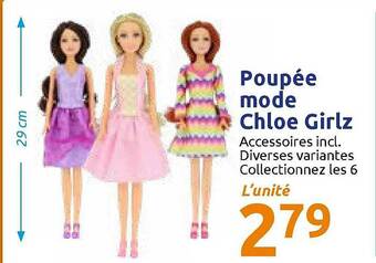 Action Poupée Mode Chloé Girlz offre