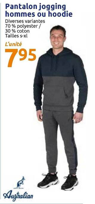 Action Pantalon Jogging Hommes Ou Hoodie offre